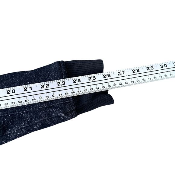 Vintage Fox Sasquatch Sherpa Lined Hoodie Mens Small Gray Speckled Full Zip Y2K - Picture 10 of 12